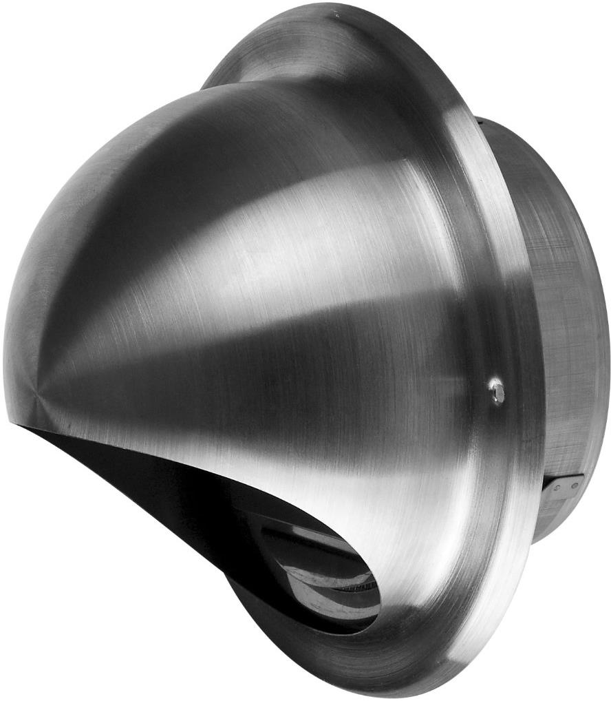 KLUGE Kulatý přívod/odvod vzduchu krytka, chrom-niklová ocel, 150 mm