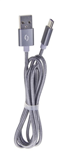 ALIGATOR ALI datový kabel USB-C,šedý DAKT004