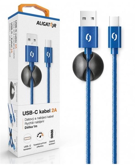 ALIGATOR ALI DK PREMIUM 2A, USB-C,modrý DATKP15