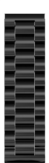 ALIGATOR ALI řemínek kovový 22mm, černý 22AW0009