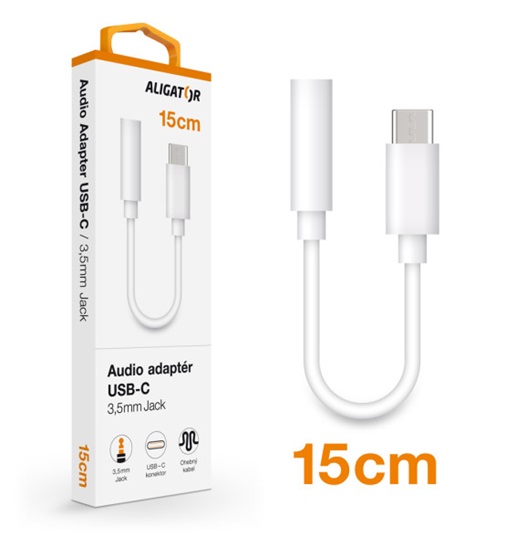 ALIGATOR ALI Audio adaptér USB-C / 3,5mm ADAU001