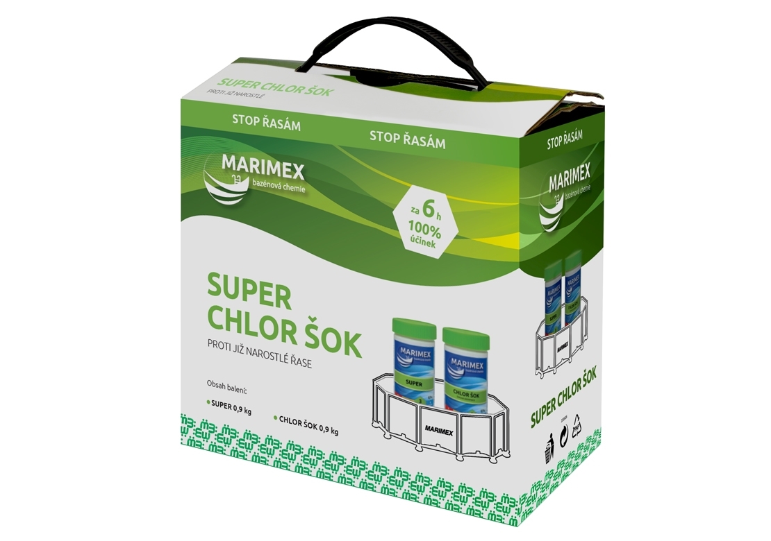 MARIMEX Super Shock Super Chlor Šok 2x0,9 kg