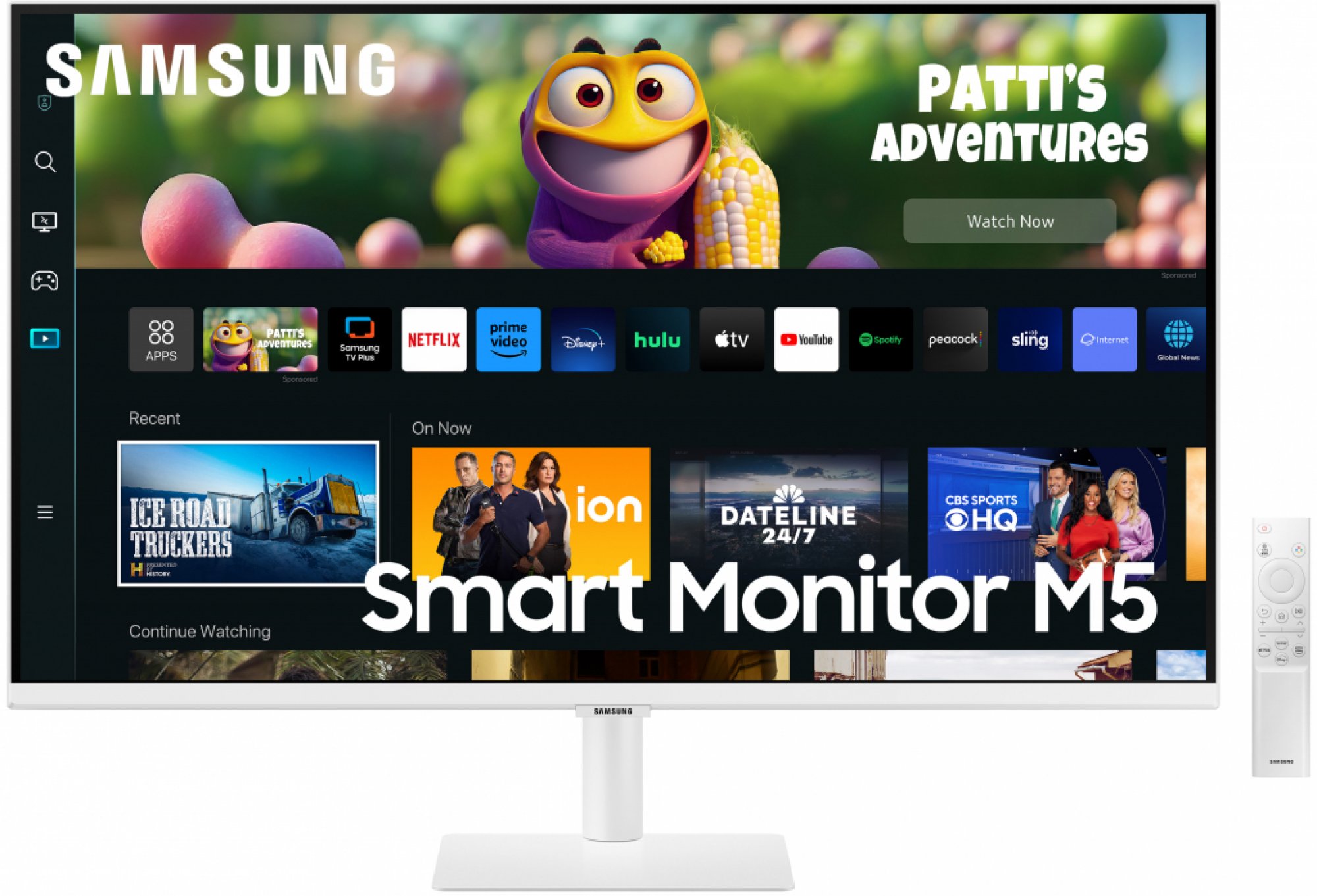 SAMSUNG SAMSUNG MT LED LCD Smart Monitor 27" M50C - bílý