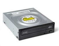 LG HITACHI LG - interní mechanika DVD-W/CD-RW/DVD±R/±RW/RAM/M-DISC GH24NSD5, 24x SATA, Black, bulk bez SW