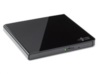 LG HITACHI LG - externí mechanika DVD-W/CD-RW/DVD±R/±RW/RAM GP57EB40, Slim, Black, box+SW