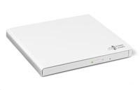 LG HITACHI LG - externí mechanika DVD-W/CD-RW/DVD±R/±RW/RAM GP57EW40, Slim, White, box+SW