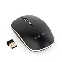 GEMBIRD GEMBIRD myš MUSW-4B-01, černá, bezdrátová, USB nano receiver