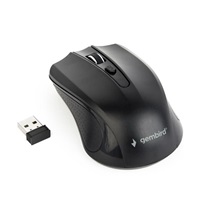 GEMBIRD GEMBIRD myš MUSW-4B-04, černá, bezdrátová, USB nano receiver