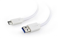 GEMBIRD GEMBIRD Kabel CABLEXPERT USB 3.0 AM na Type-C kabel (AM/CM), 1,8m, bílý