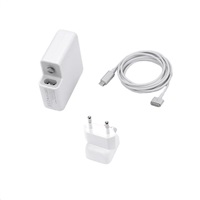 COTEetCI USB-C Power adaptér pro MacBook s C-T kabelem 2m 61W, bílá