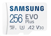 SAMSUNG Samsung micro SDXC karta 256GB EVO Plus + SD adaptér