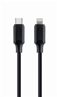 GEMBIRD Kabel USB 2.0 Type-C na Ligtning (CM/8pinM), 1,5m, datový, černá