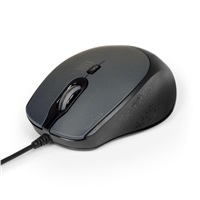PORT PORT optická myš SILENT, USB-A/USB-C, 3600 DPI, černá