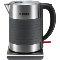 BOSCH Bosch TWK7S05 rychlovarná konvice, 1.7 l, 2200 W, automatické vypnutí, ochrana proti přehřátí, černá / nerez