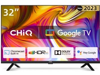 CHIQ CHiQ L32H7G TV 32", HD, smart, Google TV, dbx-tv, Dolby Audio, Frameless