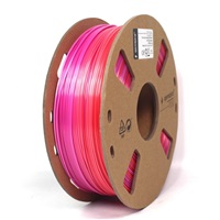 GEMBIRD GEMBIRD Tisková struna (filament) PLA, 1,75mm, 1kg, silk rainbow, červená/fialová