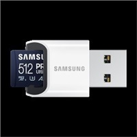 SAMSUNG Samsung micro SDXC 512GB PRO Ultimate + USB adaptér