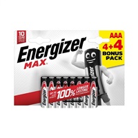 ENERGIZER Energizer LR03/8 Max AAA 4+4 zdarma