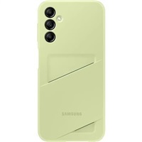 Samsung ochranný kryt s kapsou na kartu pro Samsung Galaxy A34 5G, limetková