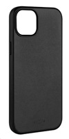 FIXED FIXED kožený zadní kryt s podporou MagSafe pro Apple iPhone 15, černá