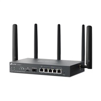 TP-LINK TP-Link ER706W-4G OMADA VPN 4G+Cat6 router (AX3000,1xSFP WAN/LAN,1xGbEWAN,4xGbELAN/WAN,1xnanoSIM)