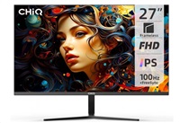 CHIQ CHiQ 27" UltraSlim monitor 27F650R FHD, 100 Hz, Frameless, repro, černý