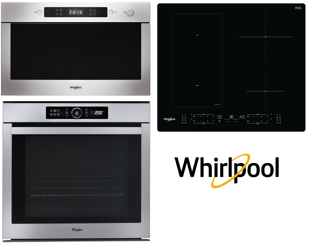 WHIRLPOOL Set WHIRLPOOL AKZM 8420 IX + AMW 423 IX + WL B8160 NE + Záruka 5 let na MOTOR VETILÁTORU trouby