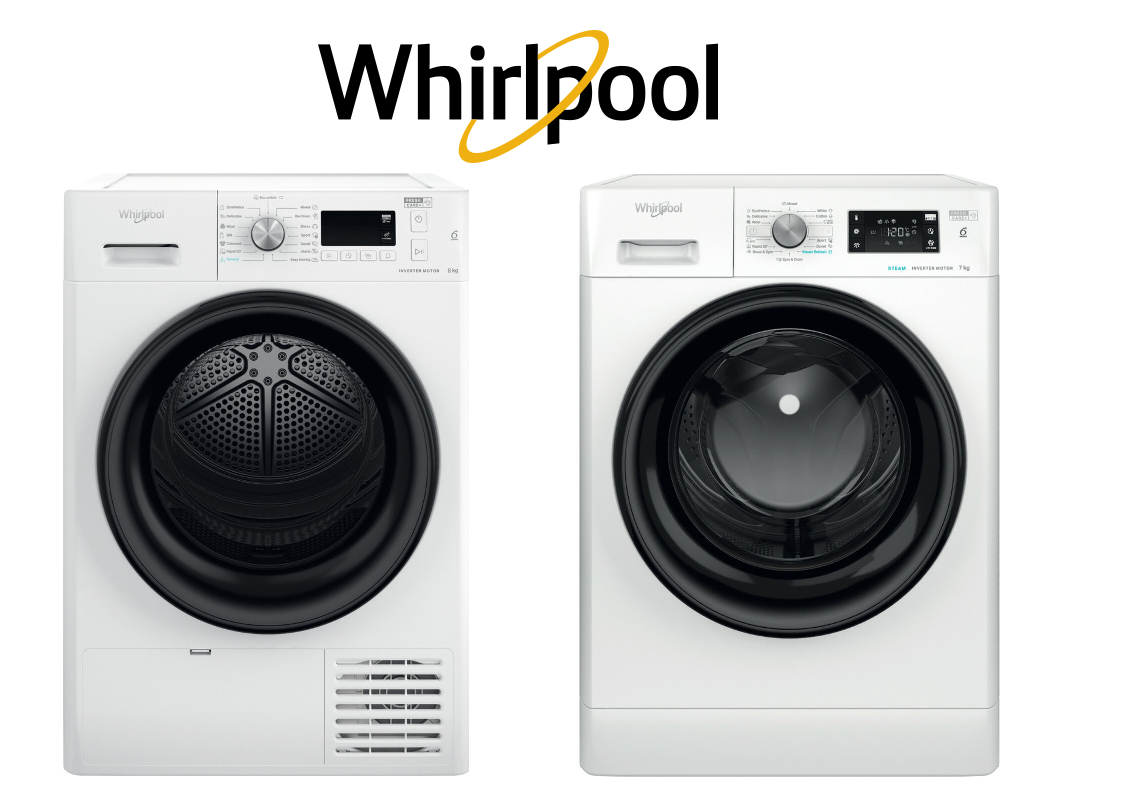 WHIRLPOOL Set WHIRLPOOL FFT M11 82B EE + FFB 7458 BV EE + Záruka 10 let na MOTOR ČERPADLA sušičky a MOTOR BUBNU pračky