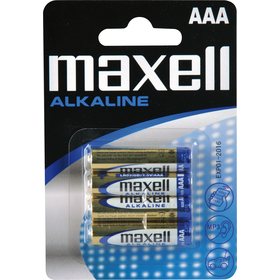 MAXELL LR03 4BP ALK 4x AAA (R03) MAXELL
