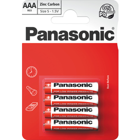 PANASONIC PANASONIC R03 4BP AAA Red zn