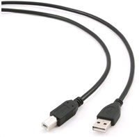 GEMBIRD Kabel USB 2.0 A-B propojovací 4,5m Professional (černý, zlacené kontakty)