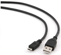 GEMBIRD Kabel USB 2.0 A-Micro B propojovací 0,5m (černý)