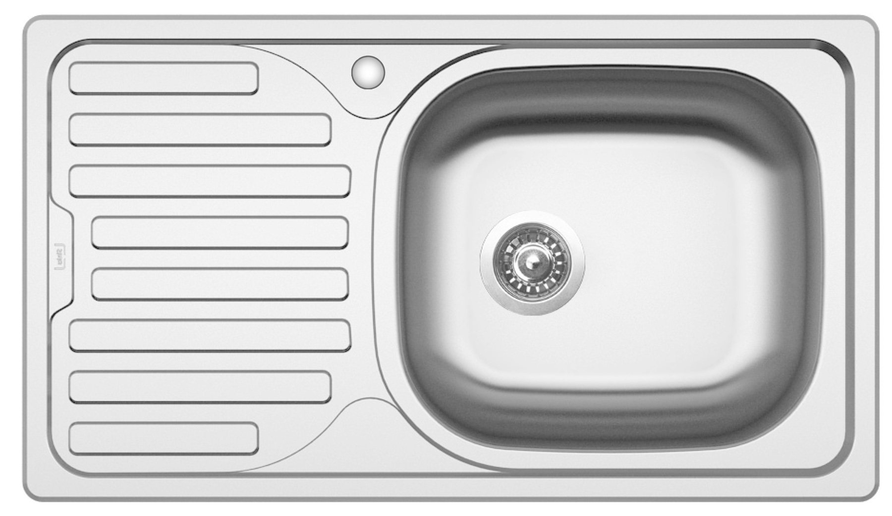 SINKS Sinks CLASSIC 760 V 0,5mm matný PRAVÝ (záruka 5 let)