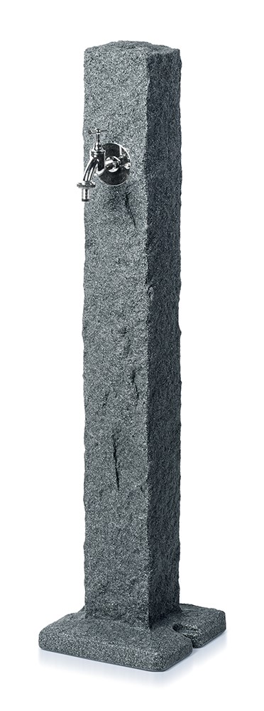 PROSPERPLAST Prosperplast Zahradní sloupek s kohoutkem NATURA antracitový granit