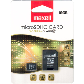 MAXELL MicroSDHC 16GB CL10 + adpt 854717 MAXELL