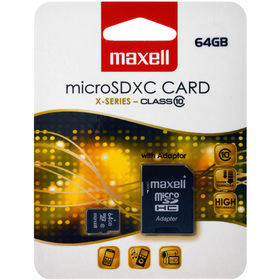 MAXELL MicroSDXC 64GB CL10 + adpt 854731 MAXELL