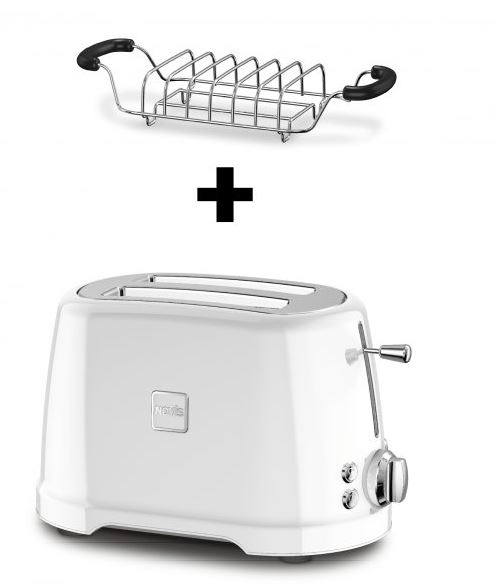 NOVIS Novis Toaster T2-bílý + mřížka na rozpékání ZDARMA