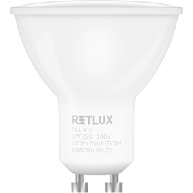 RETLUX RLL 419 GU10 bulb 9W DL RETLUX