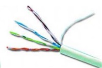 GEMBIRD GEMBIRD UTP kabel, Cat5e, drát 305m, PVC, šedý
