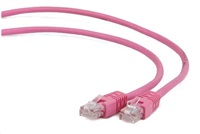 GEMBIRD Kabel UTP Cat5e Patch 0,5m, růžový
