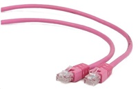 GEMBIRD kabel patchcord Cat5e UTP 3m, růžový