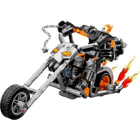 LEGO Robotický oblek a motorka Ghost Ridera