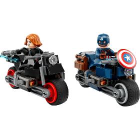 LEGO Black Widow a Captain America na motorká