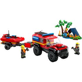 LEGO Hasičský vůz 4x4 a zách. člun 60412