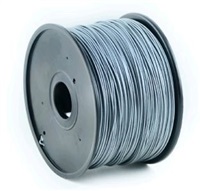 GEMBIRD GEMBIRD Tisková struna (filament) ABS, 1,75mm, 1kg, stříbrná
