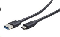 GEMBIRD GEMBIRD USB 3.0 AM na Type-C kabel (AM/CM), 1m, černý