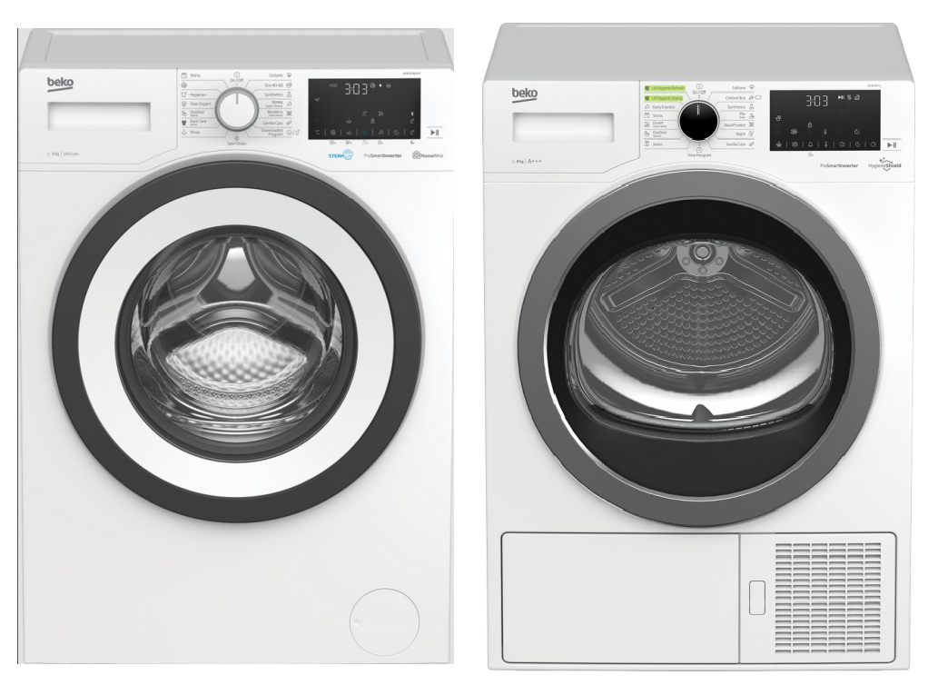 Set BEKO WUE9736XST + DS8539TU + 10 LET ZÁRUKA na motor sušičky