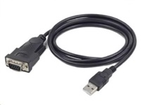 GEMBIRD GEMBIRD Kabel adapter USB-serial 1,5m 9 pin (com), černý