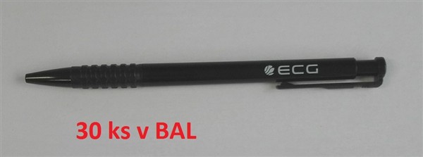 ECG propisovací tužka černá 30 ks/bal