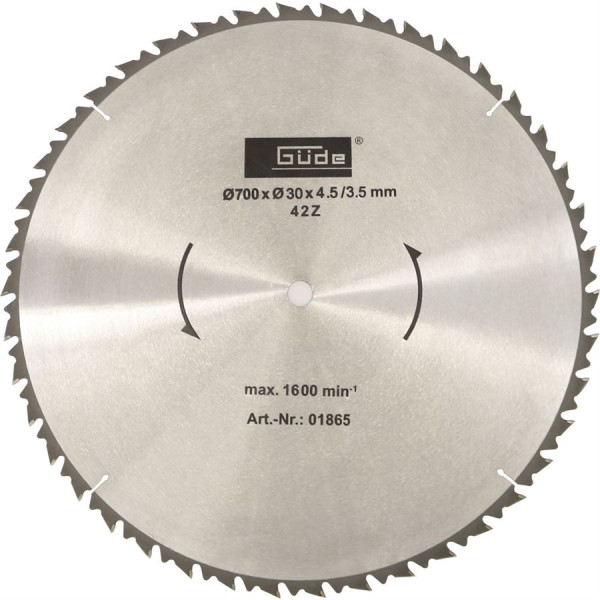 Güde Pilový kotouč HM 700 x 30mm 42Z 1865